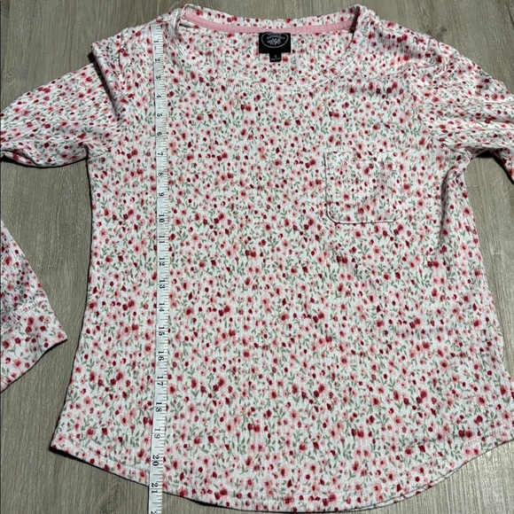 Laura Ashley Pink and Green Floral Long Sleeve Shirt - Picture 5 of 5